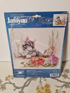 Janlynn Furry Fairy Friends Counted Cross Stitch Kit Made In USA 2004 NEW OPEN - Picture 1 of 6