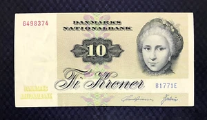 1972 DENMARK - 10 KRONER - XF+ - L5 - Picture 1 of 2