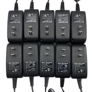 Wholesale Lot of 100 Original Netgear 12V 1A AC Adapter Power Supply 5.5 2.1mm - Picture 1 of 4