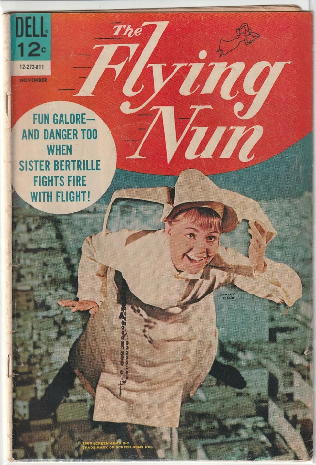 The Flying Nun #4 Dell 1968 "Classic TV Series Photo Cover" Foto 1 de 4