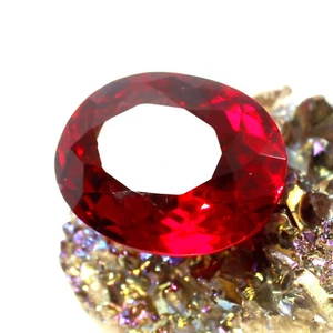 Mozambique Red Ruby 81.30 Ct. Oval Cut Faceted Loose Gemstone for Ring & Pendant - Picture 1 of 6