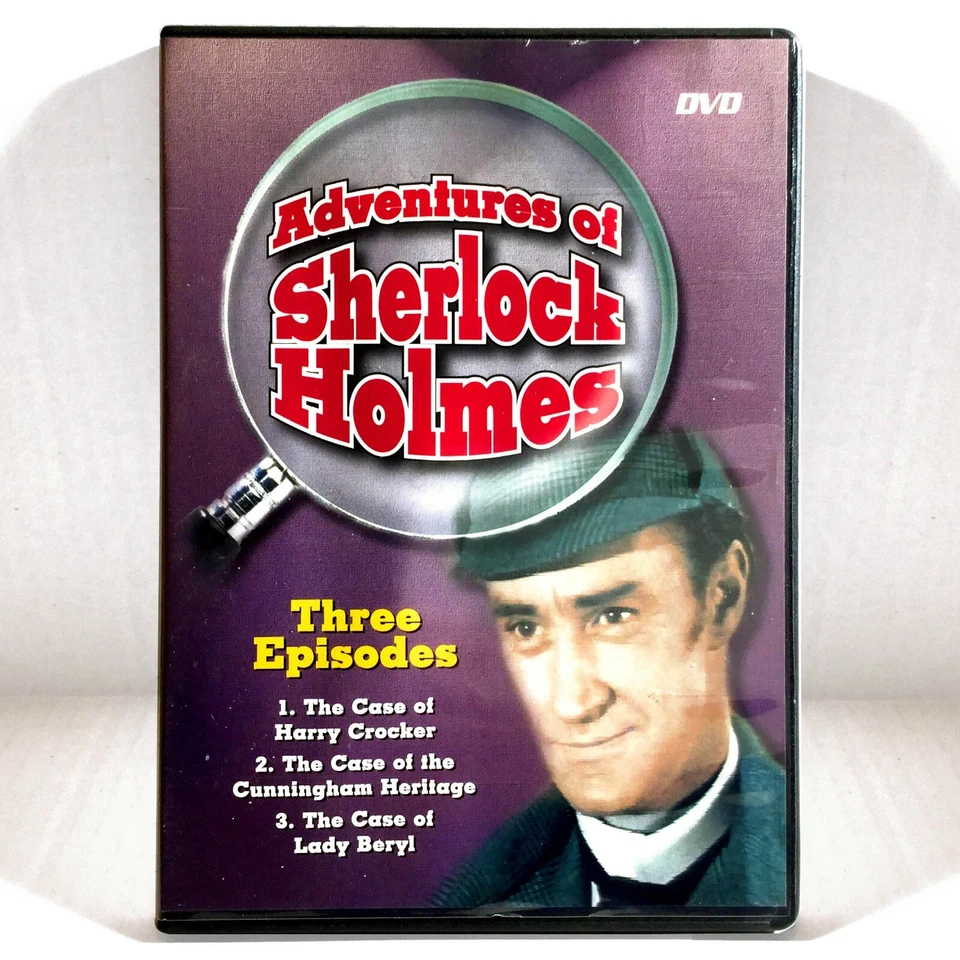 Adventures Of Sherlock Holmes (DVD, 1954, 3 Episodes)   Ronald Howard - Image 1 of 4