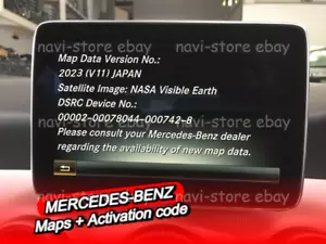Mercedes Benz JAPAN Comand NTG 5s2 Map + Mercedes JAPAN Activation Code v11 2023 - Picture 1 of 5