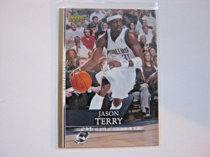 Jason Terry 2007-08 Upper Deck First Edition Gold Parallel Card #6
