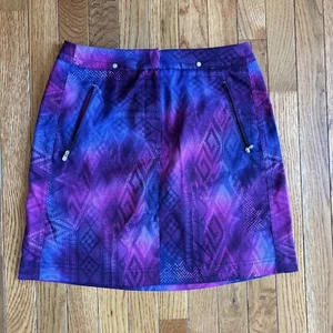 Tail Tech Skirt Skort Size 2 Pink Aztec Print Shorts Golf Tennis Active - Picture 1 of 5