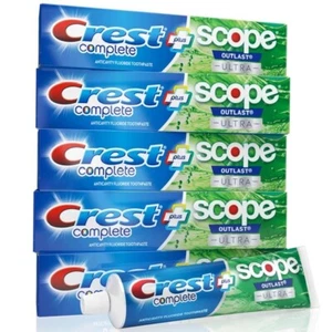 Crest Complete Whitening + Scope Toothpaste (6.5 oz, 5ct) GREAT DEAL! - Picture 1 of 6
