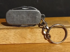 Stainless Steel Key Chain / Pocket Knife, "HDX" monogramed, Unbranded Multi-Tool - Picture 1 of 7
