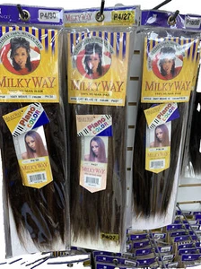 100% Human Hair Milky Way Yaky Weave Milkyway Original All Different Colors - Picture 1 of 1