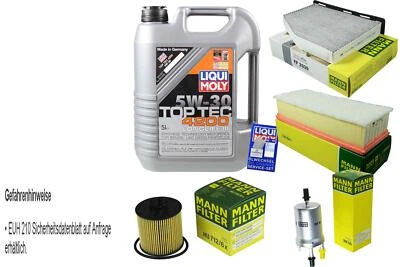 INSPEKTIONSKIT FILTER LIQUI MOLY ÖL 5L 5W-30 für VW Touran 1T1 1T2 1.4 TSI 1T3 - Bild 1 von 4
