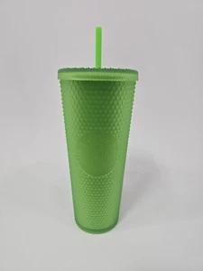 Taza Vaso Venti Geométrica Tachonada Verde Starbucks Parques Disney World 24 OZ - Imagen 1 de 3
