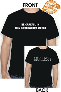 MORRISSEY / The Smiths T-Shirt Tee / Lyrics / CAREFUL KNOCKABOUT WORLD / S-XXL - Bild 1 von 12