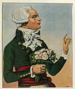 1934 ECKSTEIN No. 5 Die Großen der Weltgeschichte #99 Robespierre - Picture 1 of 2
