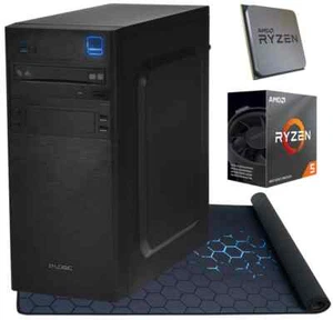 SUPER COMPUTER RYZEN 5600G 16GB DDR4 SSD 512GB WINDOWS 11 DVD Wi-Fi - Bild 1 von 4