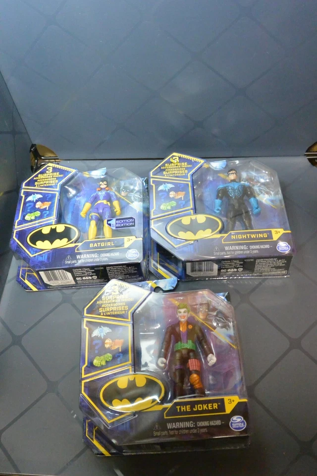 2021 Spin Master DC Caped Crusader Bat-tech Nightwing 4 Inch Figure