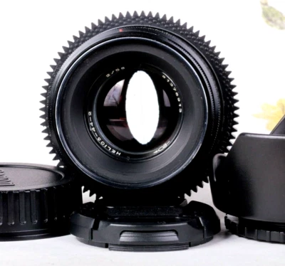 HELIOS 44-2 2/58mm Soviet lens ANAMORPHIC Cine mod  lens +  adapter Canon EF - Image 1 of 4