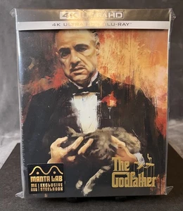 SEALED The Godfather 4K HD Bluray - Manta Lab - Full Slip Steelbook  - #677/1000 - Bild 1 von 7