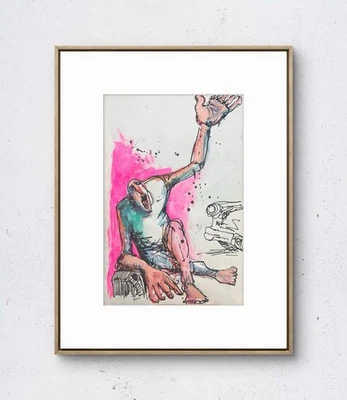 Páginas de cuaderno de bocetos aleatorias: problemas de coche: papel: neoexpresionismo único 6x19 Foto 1 de 4