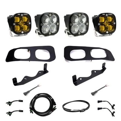 Montador de luces antiniebla LED Baja Designs™ Squadron ámbar SAE Pro para 23-25 F250 F350 Foto 1 de 2