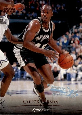 1995-96 Upper Deck Electric Court #89 Chuck Person San Antonio Spurs - Image 1 of 2
