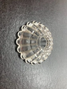 Mid Century Clear Glass Light Fixture spacer replacement part - Picture 1 of 6