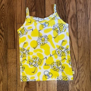 Noe & Zoe NWT Girls Ostrich Print Tank Top - Size 6 Youth - Picture 1 of 9