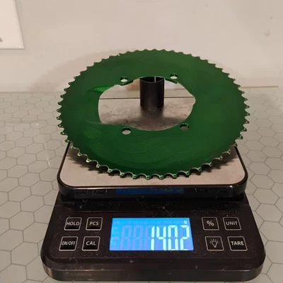 Alugear 54t Chainring Round for 110 BCD 4b Shimano Asymmetric 2x12 - Image 1 of 3