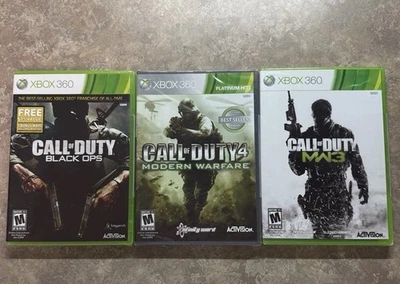 Call Of Duty Black Ops, Modern Warfare and Modern Warfare 3 New In Original Box! - Image 1 of 4
