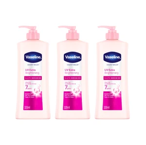 3 X Vaselina Saludable Brillante UV Extra Iluminadora Gluta Ceramida Loción 320 ml - Imagen 1 de 6