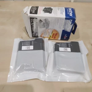 Brother LC61BK Black Ink Value Pack 2 Pieces Genuine Ink Cartridges 06/2026 - Picture 1 of 3