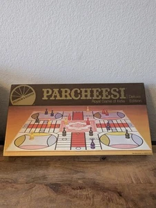 Vintage 1982 Parcheesi Board Game Deluxe Edition Royal Game of India Complete - Picture 1 of 7