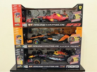SET OF 3 MAISTO TECH 1:10 R/C FORMULA 1 RACING RB19 RED BULL FERRARI MCLAREN - Image 1 of 4