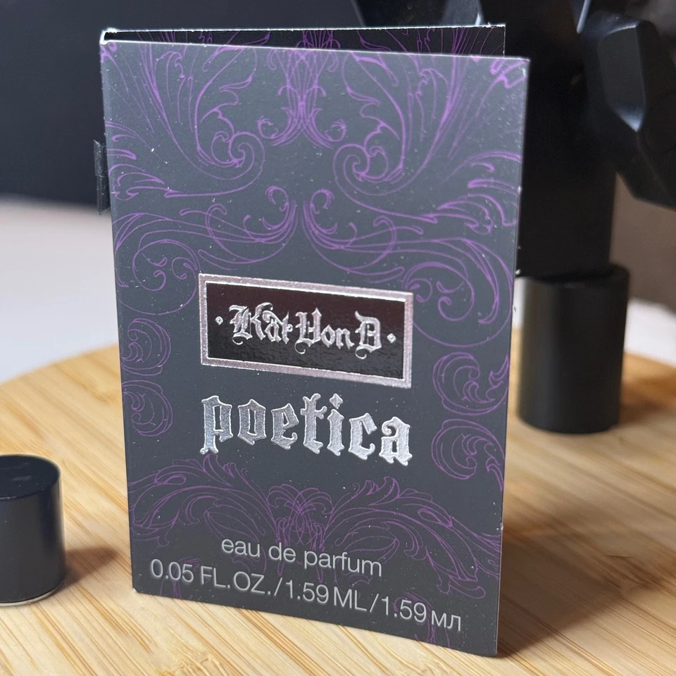 Kat Von D • Poetica • Eau de Parfum • Perfume Sample Vial • .005oz/1.59ml • New - Image 1 of 3