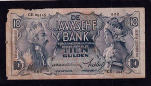 Feria Indias Holandesas 10 florines P-79a 1933 - Imagen 1 de 2