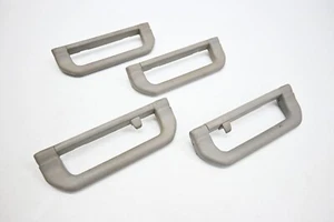 ⭐ 89-95 Bmw E34 5 Series Front & Rear Upper Roof Grab Handle Beige Unit Set Oem - Picture 1 of 21