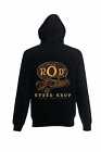 Sweatshirt Jacket With Hot Rod Us Car & `50 Style Motif Model Patty Rod` S