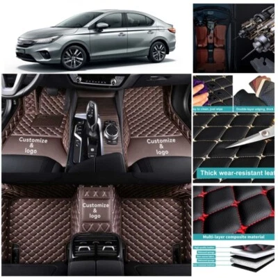 Alfombrillas para auto Honda City Clarity hechas a mano alfombras para todo tipo de clima personalizadas Foto 1 de 4