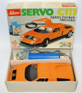 Vintage SCHUCO #351 214 Mercedes C111 1:16 Scale Battery Op. RC Toy Car - Picture 1 of 4