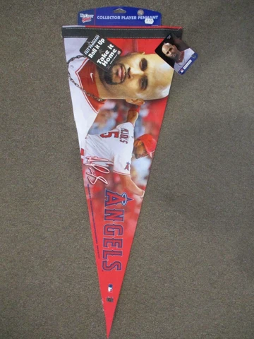 2012 WinCraft Sports MLB ALBERT PUJOLS LOS ANGELES ANGELS ROLL & GO PENNANT #'d Cover