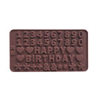  3D And Numbers Nonstick Silicone Chocolate Molds Cake Decoration Fondant Moulds