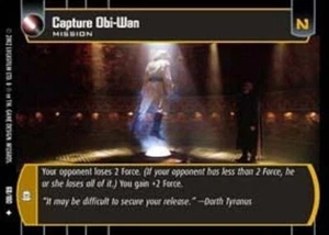 STAR WARS TCG WOTC ATTACK OF THE CLONES CAPTURE OBI-WAN 69180 FOIL M/GEM MINT - Picture 1 of 1