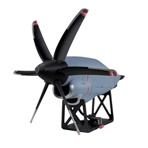 1:20 Scale Turboprop Engine Model Kit C-130 Aircraft Engine Replica with PropeLq - Picture 1 of 10