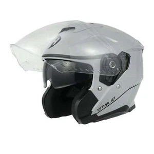 Daytona Spyder Jet Cool Grey DOT ECE Motorcycle Helmet SJ1-CG - Picture 1 of 7