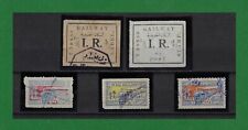 S580, Iraq, Railways Post Stamps / Labels, Ross & Powell#RP1, RP2 & RP5 X 3