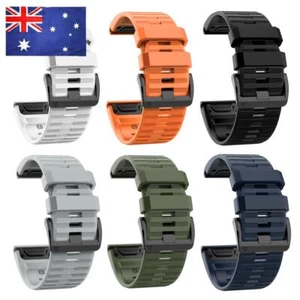 Silicone Watch Wrist Strap Portable for Garmin Fenix 6 5 Forerunner 935 Quatix 5 - Zdjęcie 1 z 24