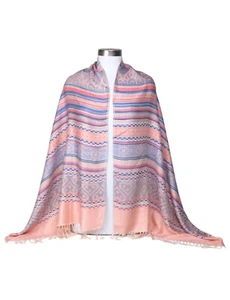 Women Cashmere Feel Shawl Scarfs Pashmina Wrap Long Scarves with Tassels Stole - Picture 1 of 6