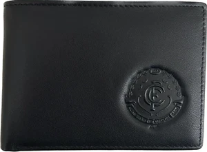 52174 CARLTON BLUES AFL TEAM LOGO BLACK LEATHER MENS WALLET IN DRAWSTRING BAG - Bild 1 von 2