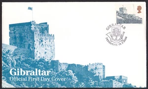 GIBRALTAR - 2000 £5 MOORISH CASTLE DEFINITIVE - FDC - Picture 1 of 4