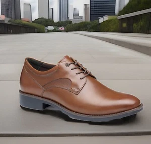 Johnston & Murphy Men's Holcomb Plain Toe Brown Waterproof Full Grain 9.5 - Picture 1 of 4