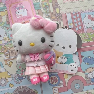 Hello Kitty Chain Mascot Plush - Kirameki Club Happy School - Authentic Sanrio - Picture 1 of 14