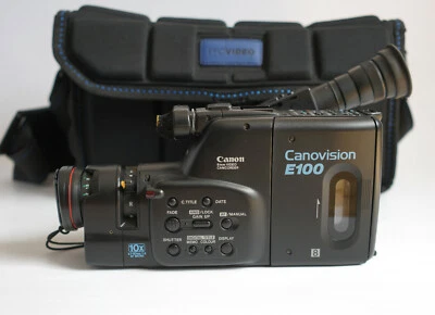 Canon Canovision E100 8mm Camcorder, Including Camera Bag - Image 1 of 4
